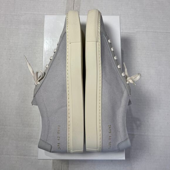Common Projects Achilles Canvas Sneakers SIZE 42 US 9 Gray 2479 0573 NEW IN BOX main image 7